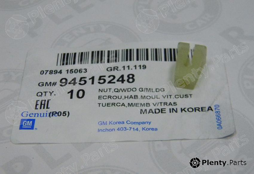 Genuine GENERAL MOTORS part 94515248 Replacement part