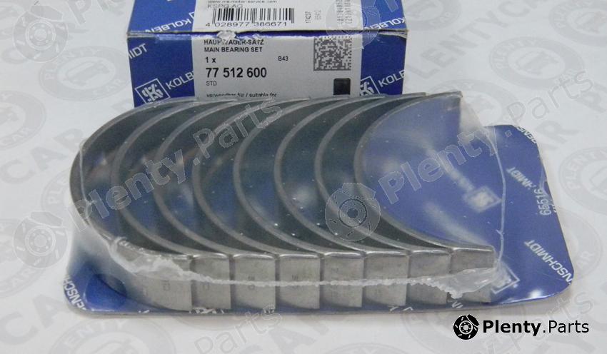  KOLBENSCHMIDT part 77512600 Main Bearings, crankshaft