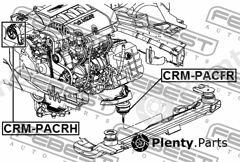  FEBEST part CRM-PACRH (CRMPACRH) Replacement part