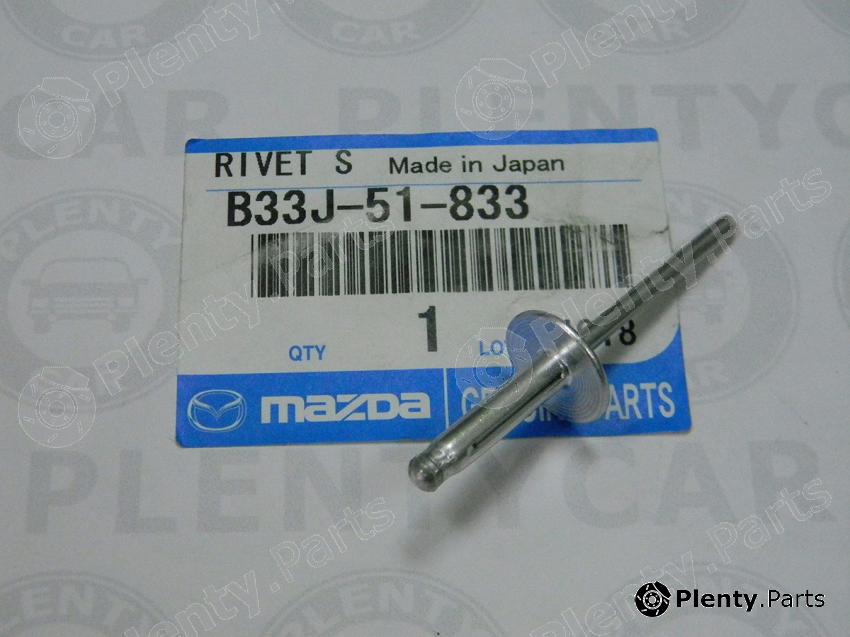 Genuine MAZDA part B33J51833 Replacement part