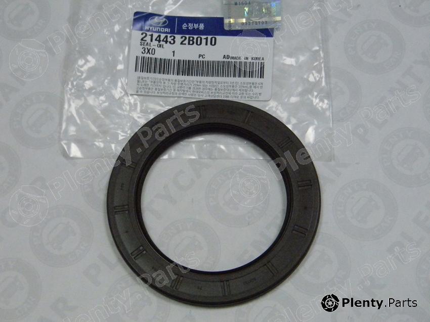 Genuine HYUNDAI / KIA (MOBIS) part 21443-2B010 (214432B010) Shaft Seal, crankshaft
