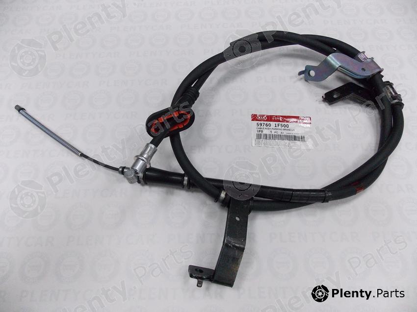 Genuine HYUNDAI / KIA (MOBIS) part 597601F500 Cable, parking brake