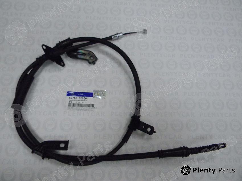 Genuine HYUNDAI / KIA (MOBIS) part 597603K000 Cable, parking brake