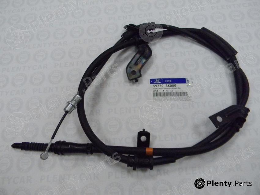 Genuine HYUNDAI / KIA (MOBIS) part 597703K000 Cable, parking brake
