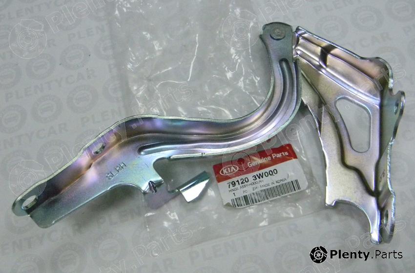 Genuine HYUNDAI / KIA (MOBIS) part 79120-3W000 (791203W000) Hinge, bonnet