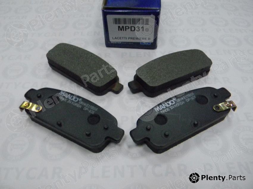  MANDO part MPD31 Brake Pad Set, disc brake