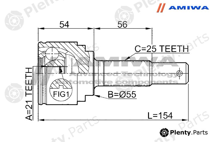  AMIWA part 24-24-724 (2424724) Replacement part