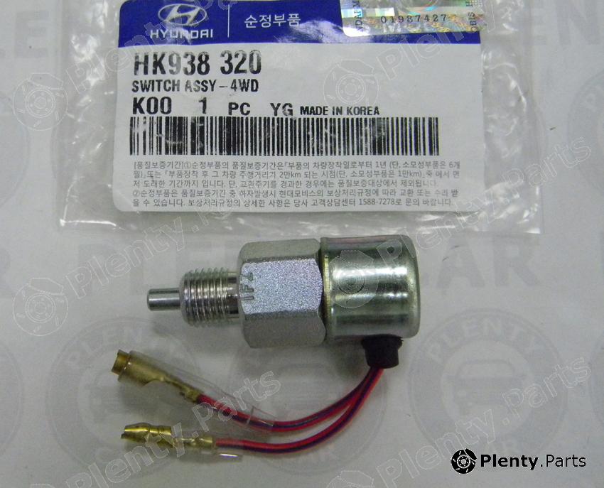 Genuine HYUNDAI / KIA (MOBIS) part HK938320 Switch, reverse light
