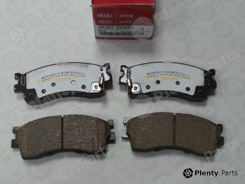 Genuine HYUNDAI / KIA (MOBIS) part 0K2N13328ZA Brake Pad Set, disc brake