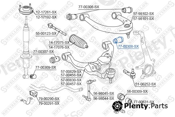  STELLOX part 7700308SX Control Arm-/Trailing Arm Bush