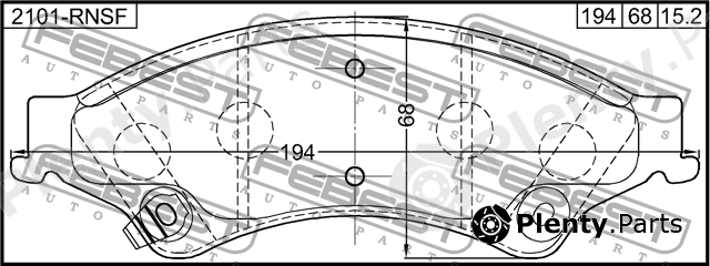  FEBEST part 2101-RNGF (2101RNGF) Replacement part