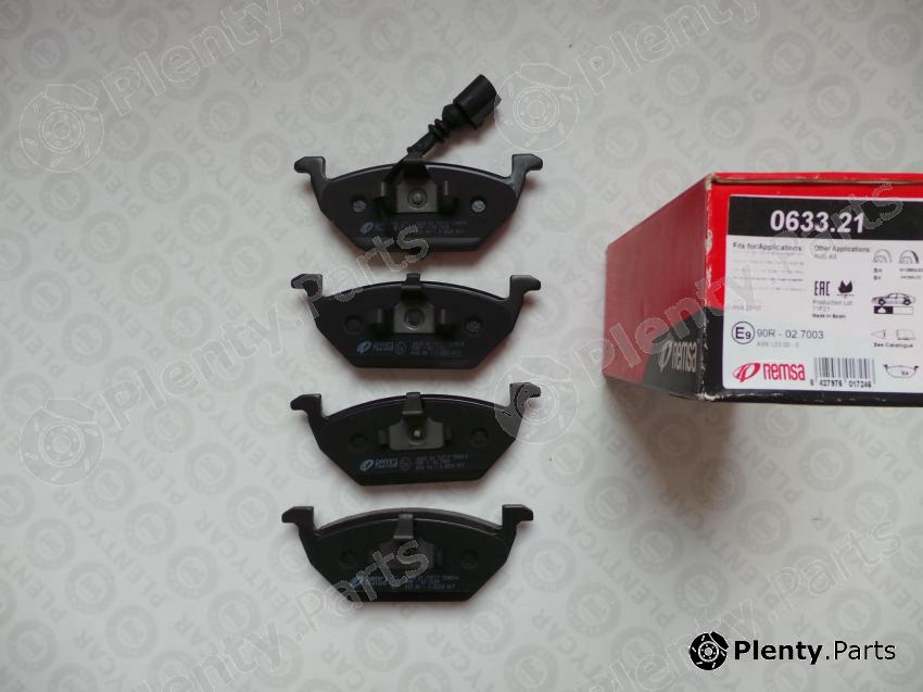 REMSA part 0633.21 (063321) Brake Pad Set, disc brake