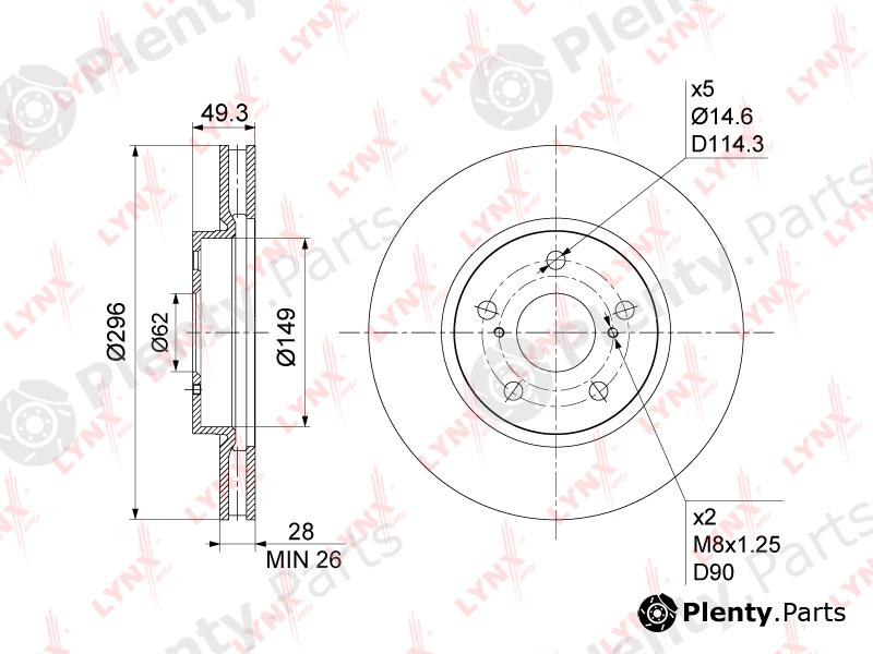  LYNXauto part BN-1179 (BN1179) Replacement part
