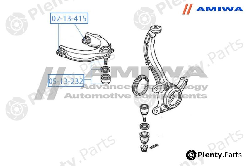  AMIWA part 05-13-232 (0513232) Front Upper Ball Joint Accord / TL / CL