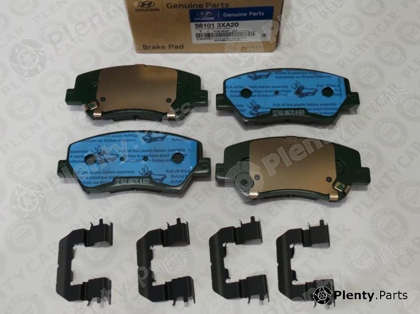 Genuine HYUNDAI / KIA (MOBIS) part 581013XA20 Brake Pad Set, disc brake