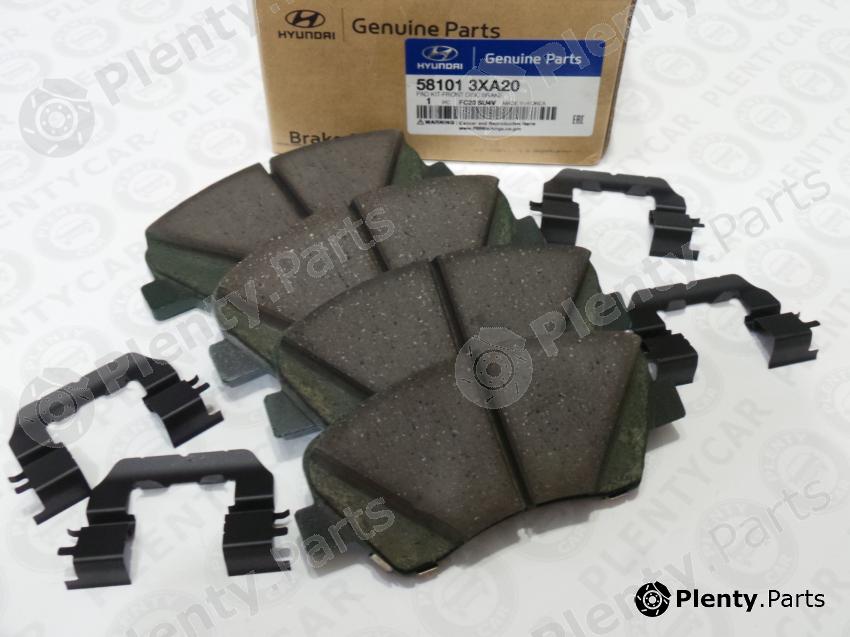 Genuine HYUNDAI / KIA (MOBIS) part 581013XA20 Brake Pad Set, disc brake