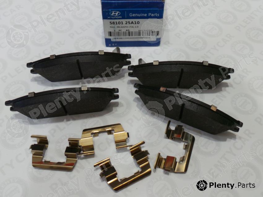 Genuine HYUNDAI / KIA (MOBIS) part 5810125A10 Brake Pad Set, disc brake