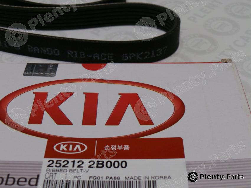 Genuine HYUNDAI / KIA (MOBIS) part 25212-2B000 (252122B000) V-Ribbed Belts