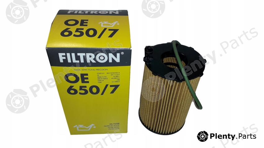  FILTRON part OE650/7 (OE6507) Oil Filter