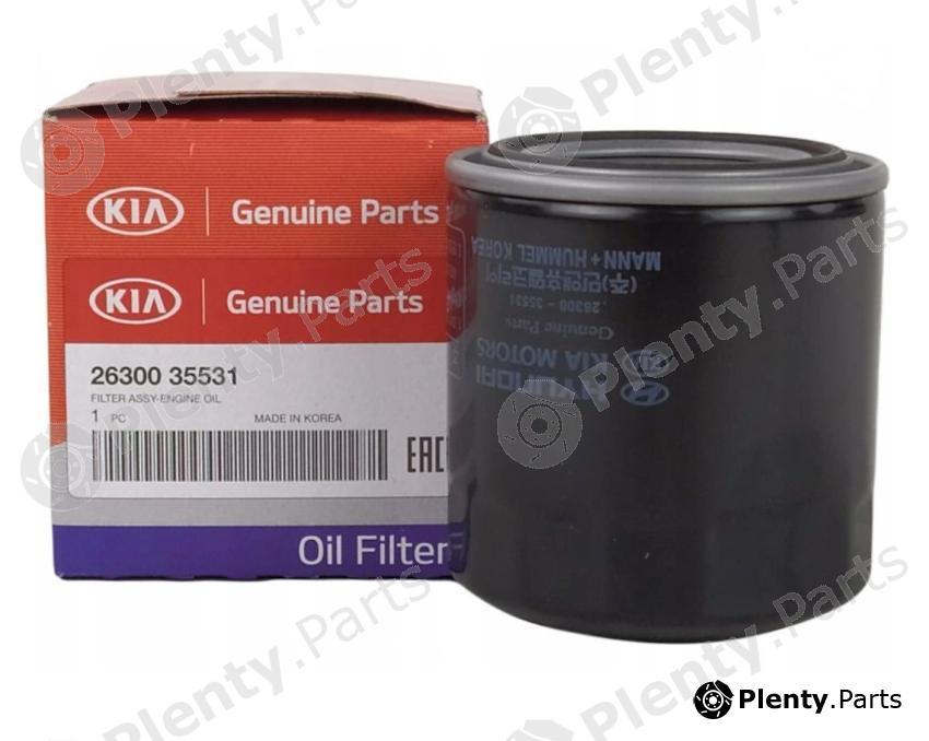 Genuine HYUNDAI / KIA (MOBIS) part 2630035531 Oil Filter