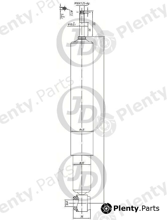  JD part JAA0024 Rear Shock Absorber JD JAA0024 Toyota Ipsum/Gaia