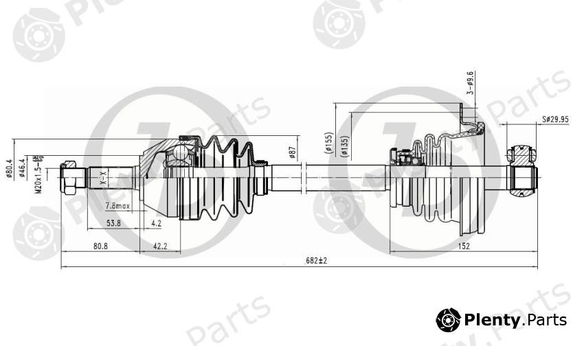  JD part JCA0083 Replacement part