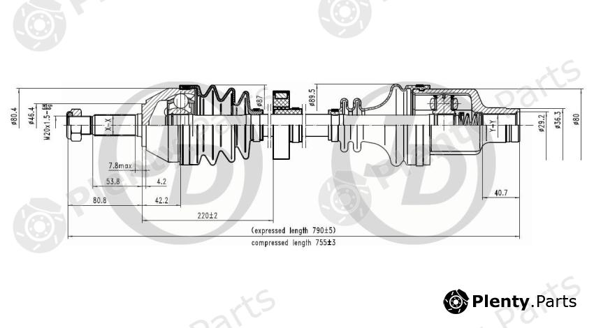  JD part JCA0084 Replacement part