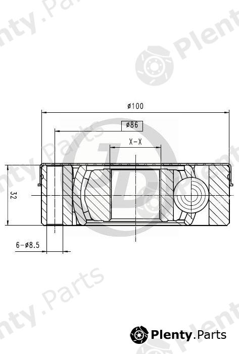  JD part JCN0100 Replacement part