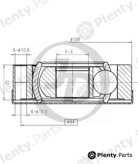  JD part JCN0110 Replacement part