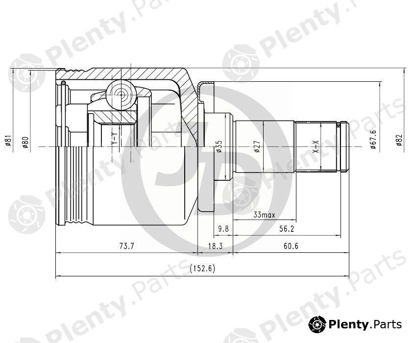  JD part JCN0147 Replacement part
