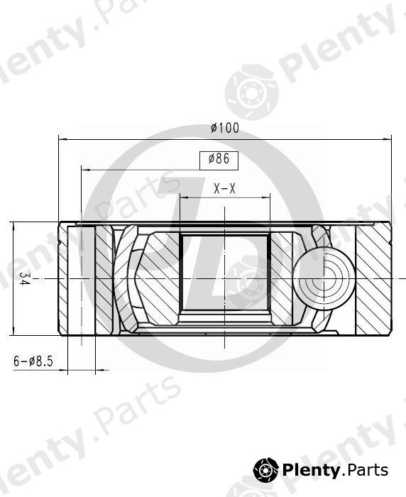  JD part JCN0159 Replacement part