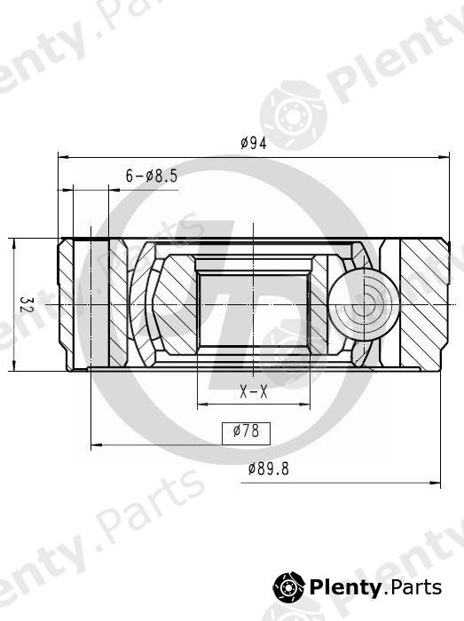  JD part JCN0161 Replacement part