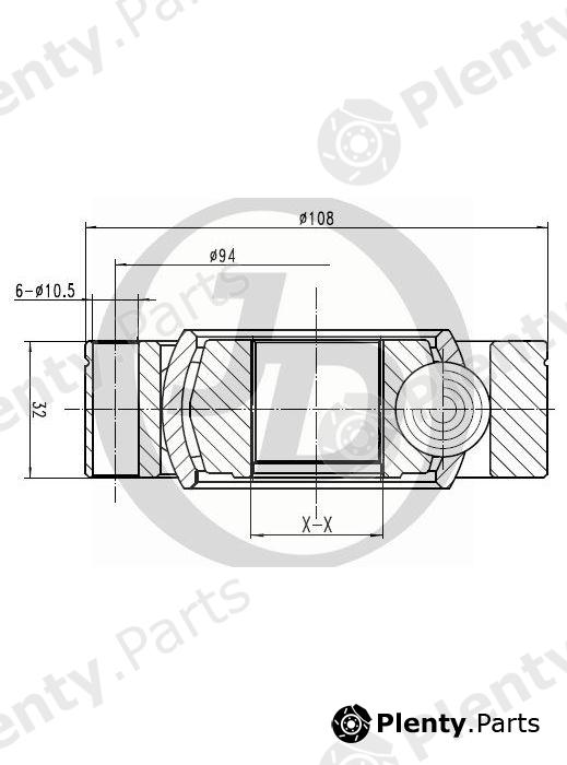 JD part JCN0162 Replacement part