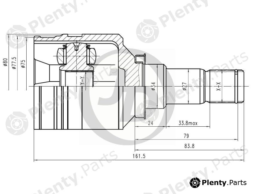  JD part JCN0168 Replacement part