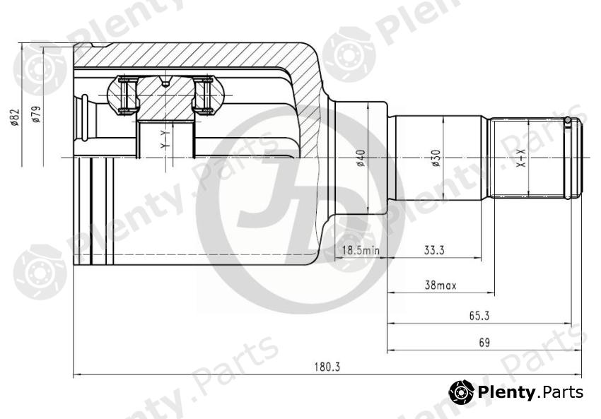  JD part JCN0171 Replacement part