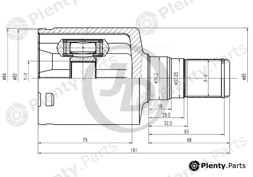  JD part JCN0172 Replacement part