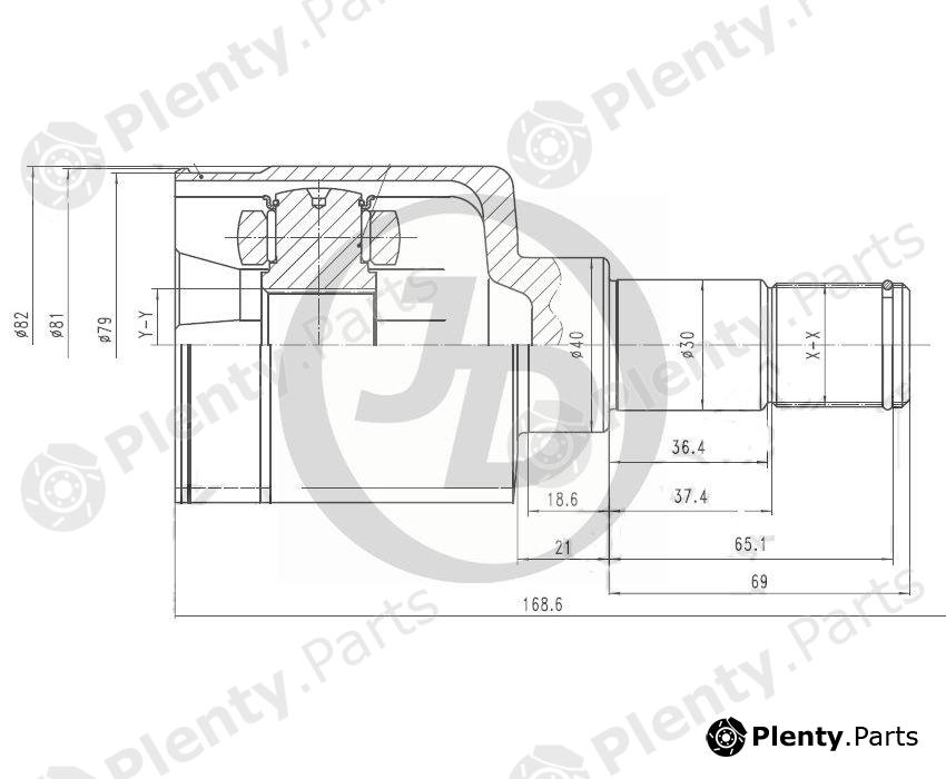  JD part JCN0173 Replacement part