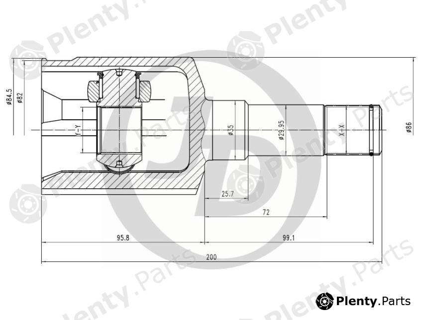 JD part JCN0176 Replacement part