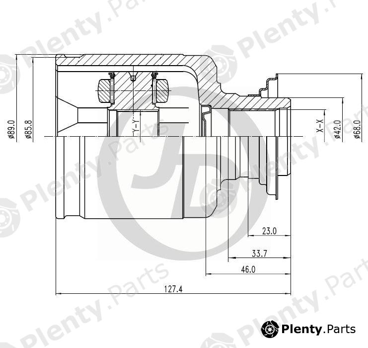  JD part JCN0178 Replacement part
