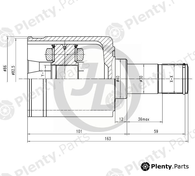  JD part JCN0179 Replacement part