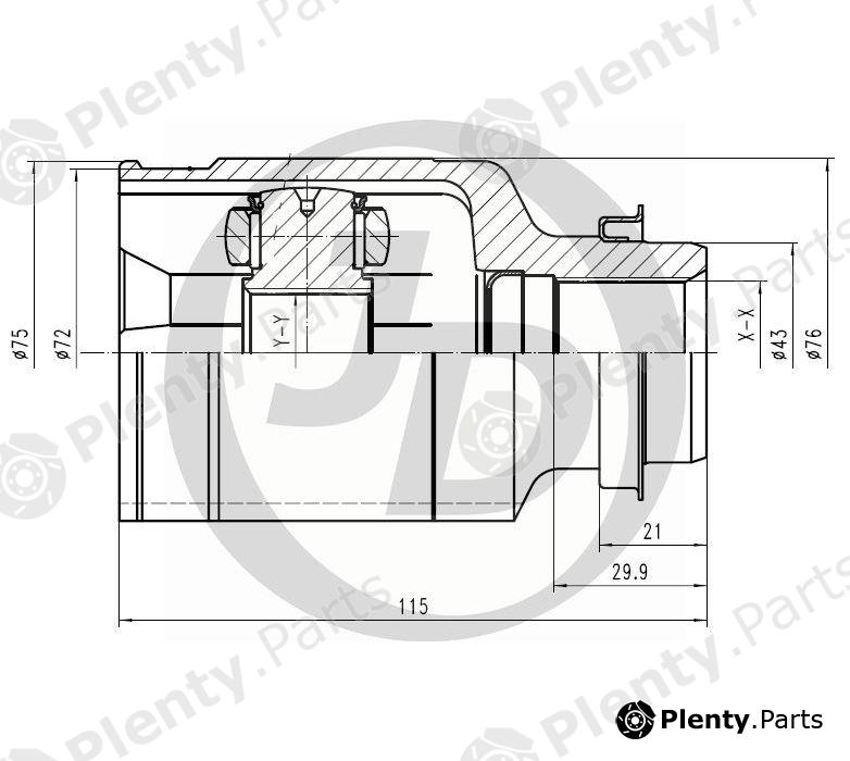  JD part JCN0191 Replacement part