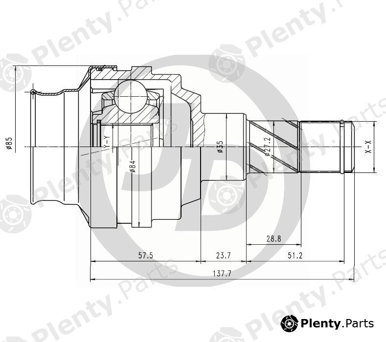  JD part JCN0198 Replacement part