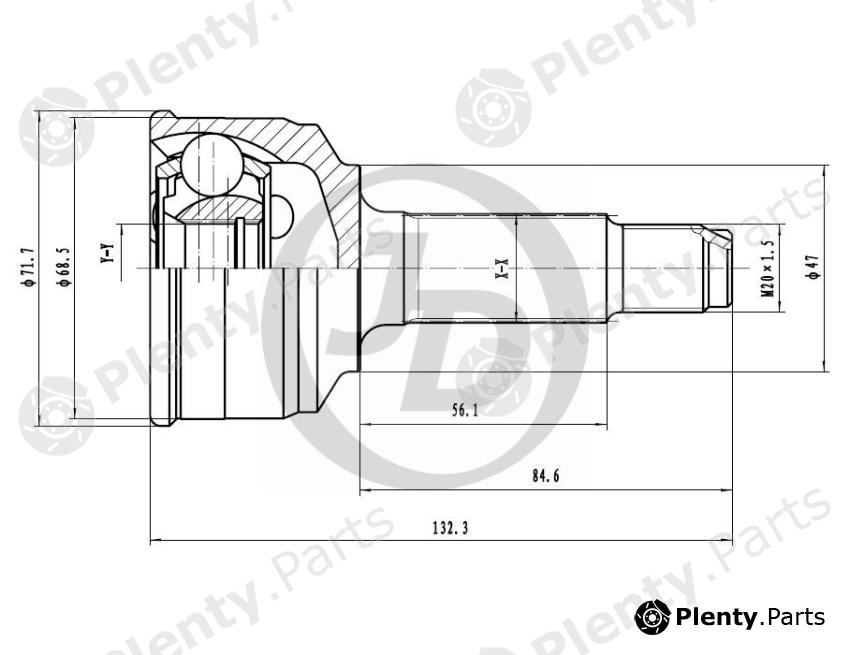  JD part JCT0002 Replacement part