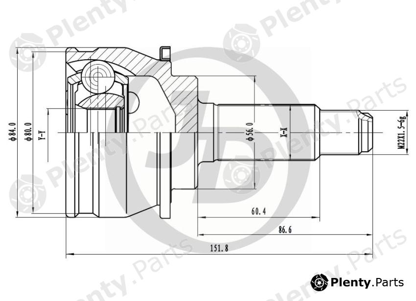  JD part JCT0003 Replacement part