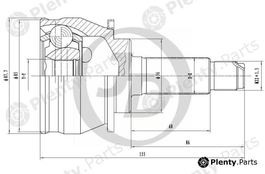  JD part JCT0004 Replacement part
