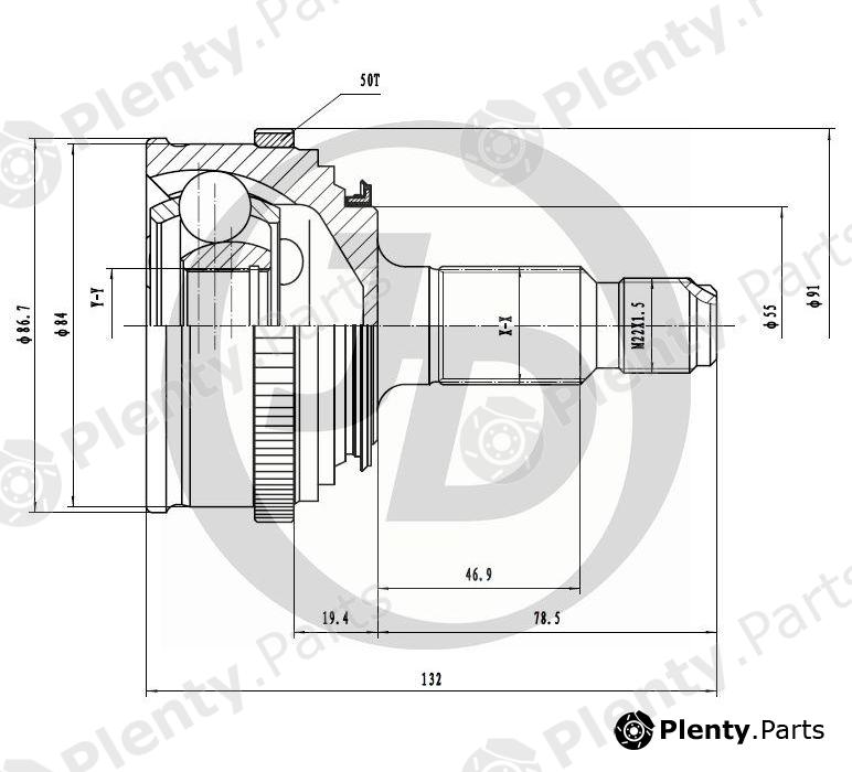  JD part JCT0006A Replacement part