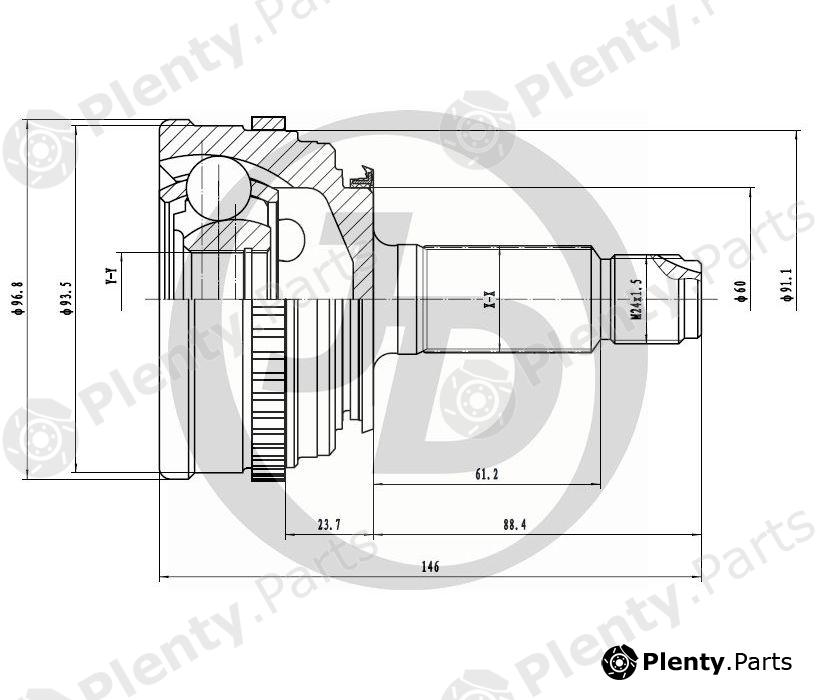  JD part JCT0007A Replacement part