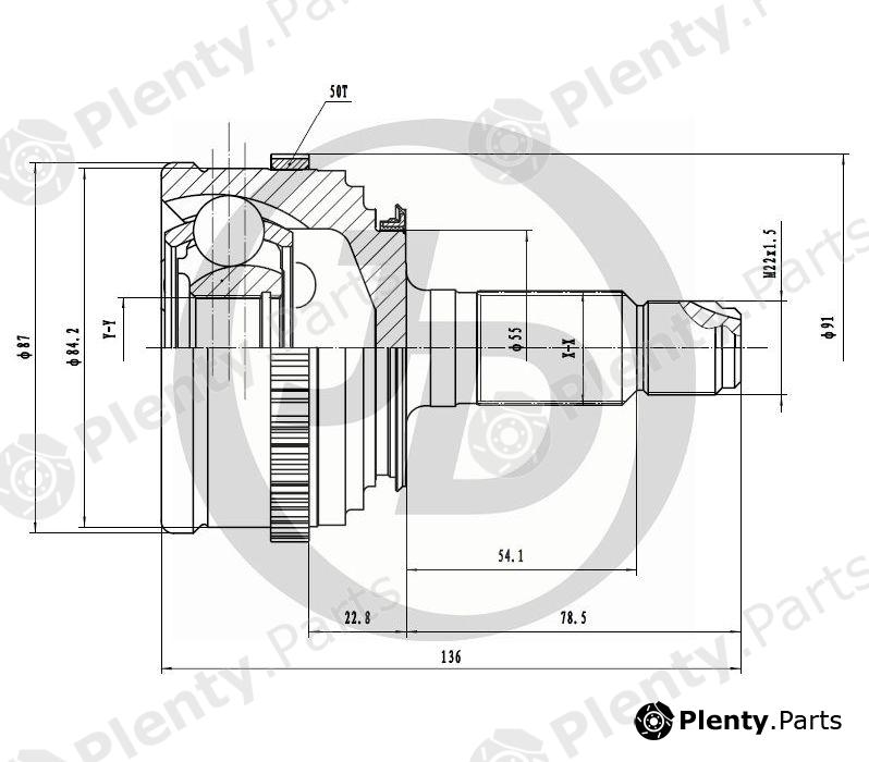  JD part JCT0008A Replacement part
