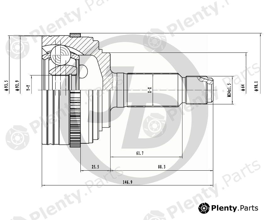  JD part JCT0009A Replacement part