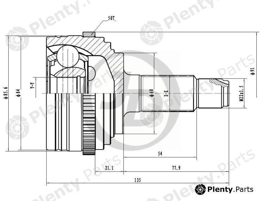  JD part JCT0011A Replacement part